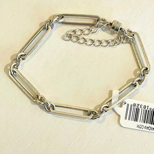 ALEX AND ANI Mini Maven Chain Magnetic Bracelet Rafaelian Silver